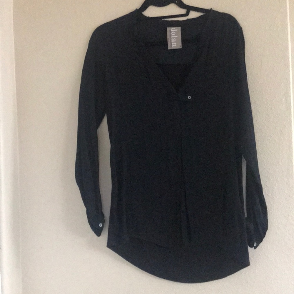 Dolan left coast collection anthro black top